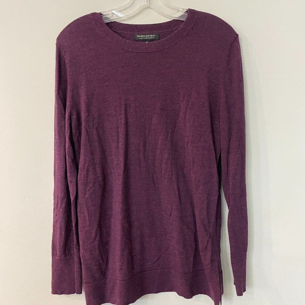 Banana Republic Light Merino Wool Sweater Top